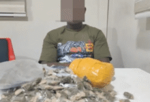 Alleged drug kingpin busted at Amasaman gym after weeks on the run