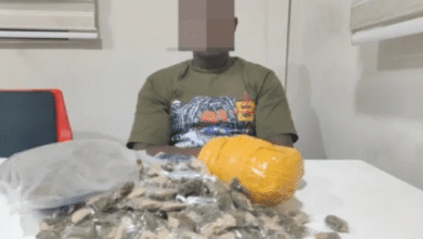 Alleged drug kingpin busted at Amasaman gym after weeks on the run