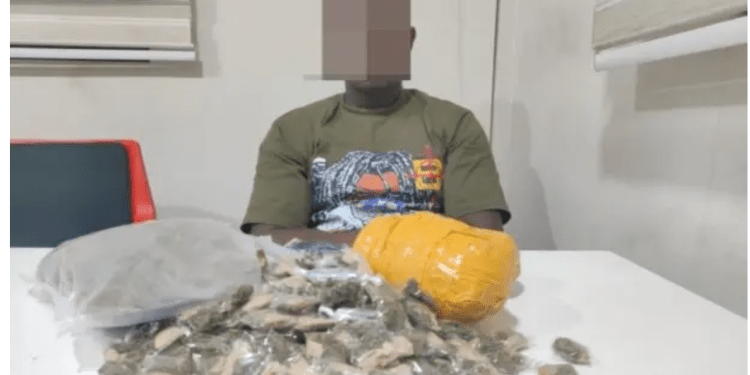 Alleged drug kingpin busted at Amasaman gym after weeks on the run
