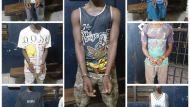 Seven arrested for robbery at Ashaiman Sakaska Park and Dagomba Junction