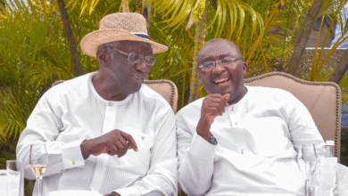 Former President John Agyekum Kufuor and Vice President Bawumia