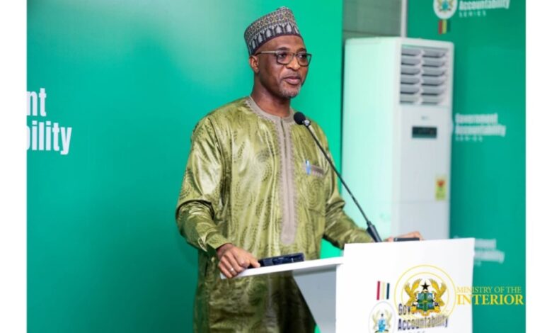 Interior Minister outlines key gains at Accountability Series