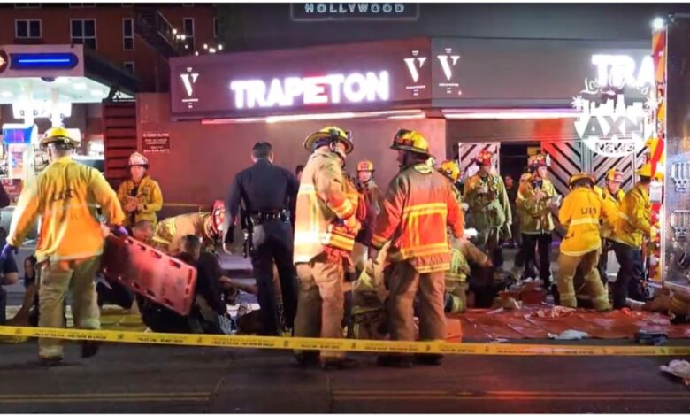 Driver plows into crowd outside LA nightclub