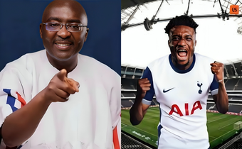 Mohammed Kudus set for £55M Tottenham move, Dr Bawumia reacts with joy