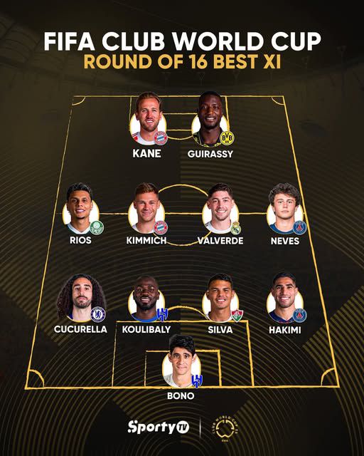 FIFA Club World Cup Round of 16 Best XI [Sporty TV].