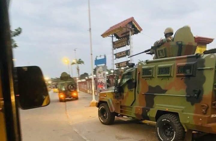 Heightened military protection at Manhyia Palace following alleged spillover