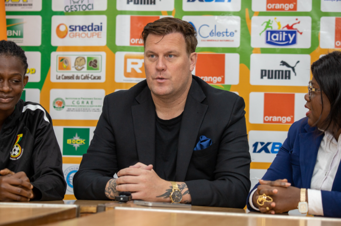 Ghana Black Queens head coach Kim Lars Björkegren