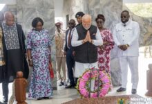 India's PM Modi honours Nkrumah during visit to Ghana