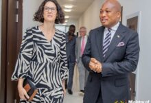 Ablakwa bids farewell to British High Commissioner Harriet Thompson