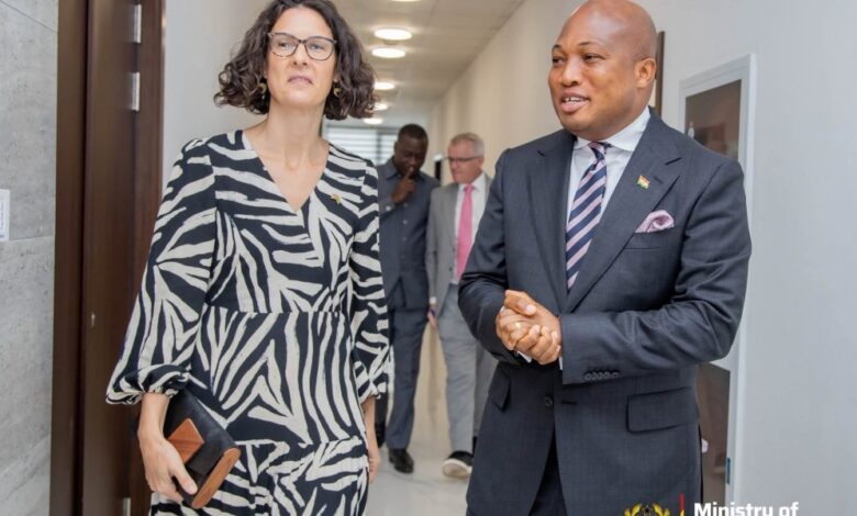 Ablakwa bids farewell to British High Commissioner Harriet Thompson