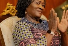 Naana Jane Opoku-Agyemang joins Mahama to welcome Mamprugu chiefs