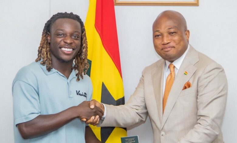 Man City star Jeremy Doku gets Ghanaian passport
