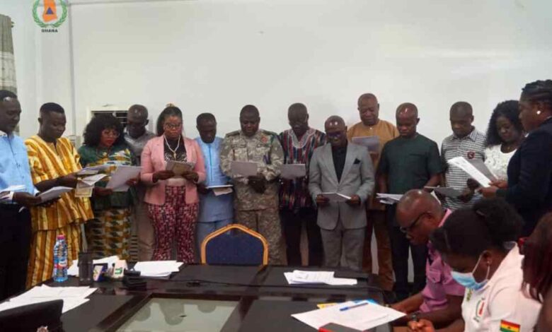 NADMO and CRCC launch disaster management committee in Central Region