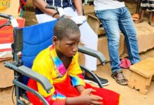 COKA brightens life of Akrokere pupil with wheelchair and gifts