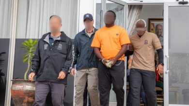 Photos of when Dada Joe was being extradited
