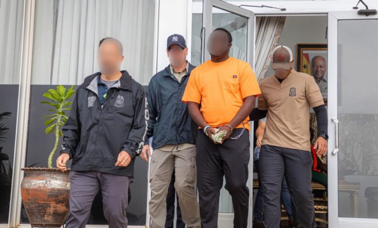 Photos of when Dada Joe was being extradited