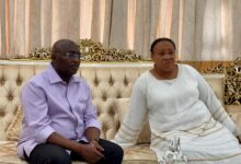 Bawumia visits Hawa Koomson after she was assaulted in Ablekuma North [Photo]