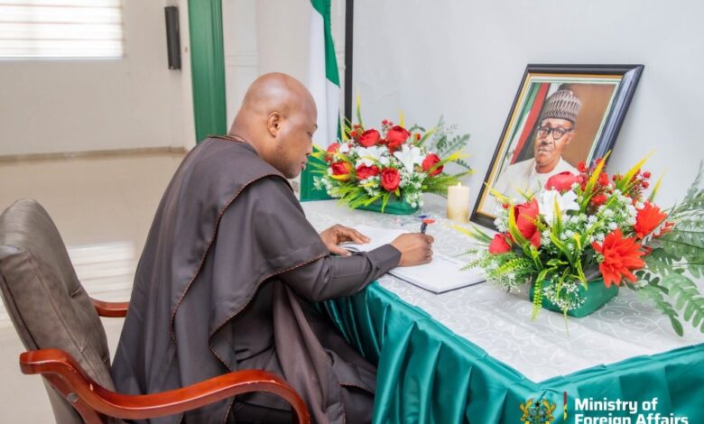 May Buhari’s memory be a blessing – Ablakwa signs condolence book