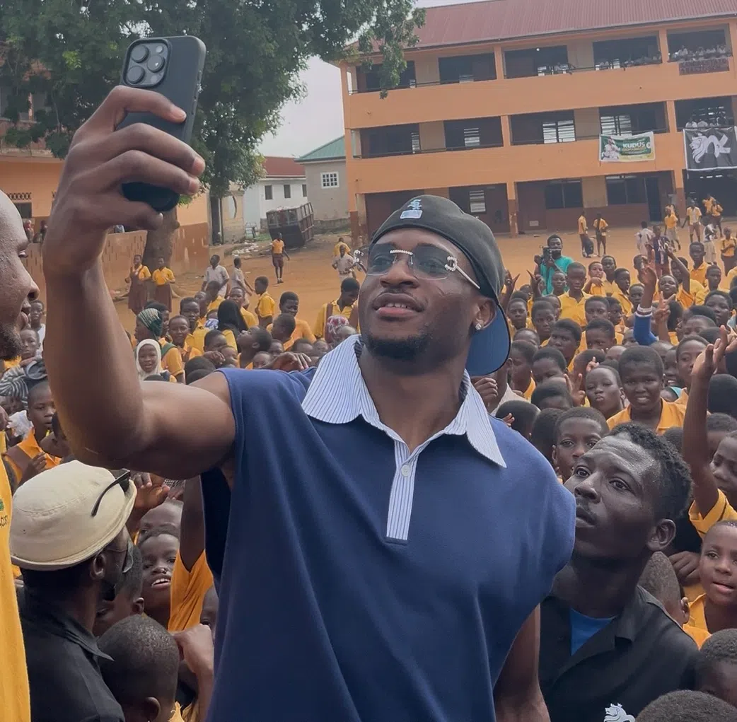 Kudus donates books, sports kits to Nima Basic 1, urges students to prioritize education