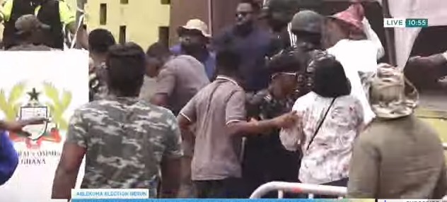 Hawa Koomson attacked as violence mars rerun