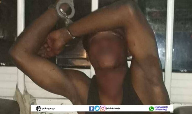 Police foil robbery attempt in Obuasi, arrest one suspect after dramatic chase