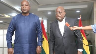 Akufo-Addo consoles Mahama over helicopter crash