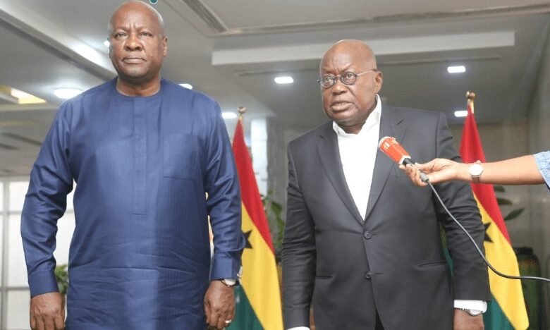 Akufo-Addo consoles Mahama over helicopter crash