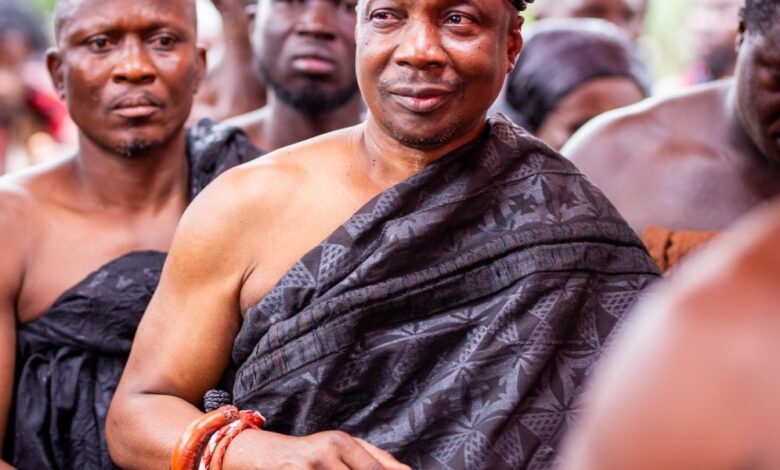Nana Samgba Gyafla II joins One-Week observance of late Asantehemaa