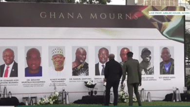 Mahama, state officials honour fallen in Jubilee House ceremony