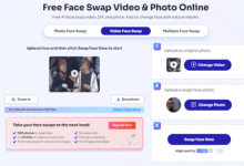 Create Kiss Cam Video by AI Face Swapping
