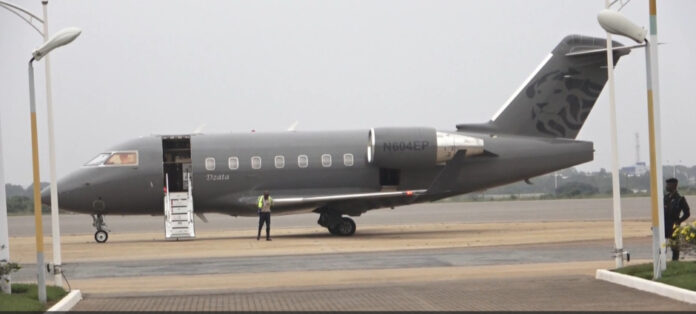 Ibrahim Mahama assists in helicopter crash forensic process