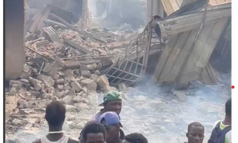 Fire guts makeshift structures near Madina Redco Flats