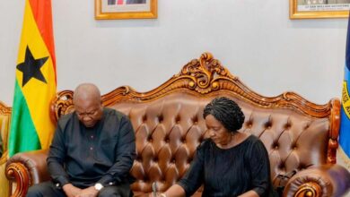 Naana Jane Opoku-Agyemang consoles families of deceased soldiers
