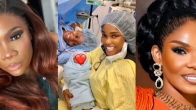 Doctors aren’t done stitching mum up – X user reacts to Iyabo Ojo’s baby photo