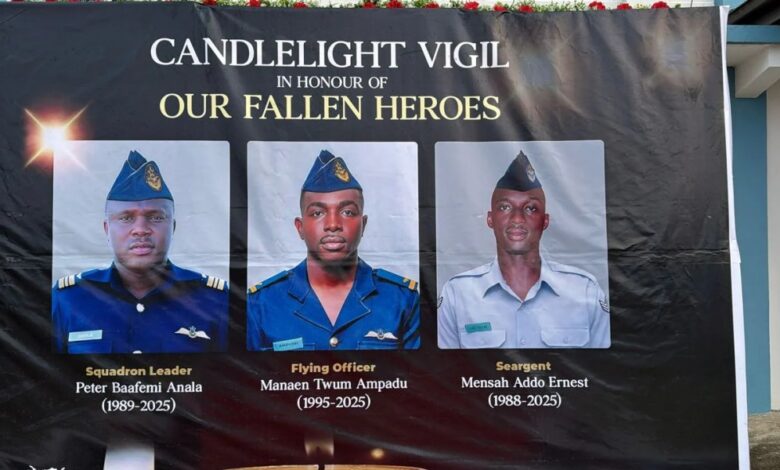 Memorial service held for Airmen lost in Adansi helicopter crash