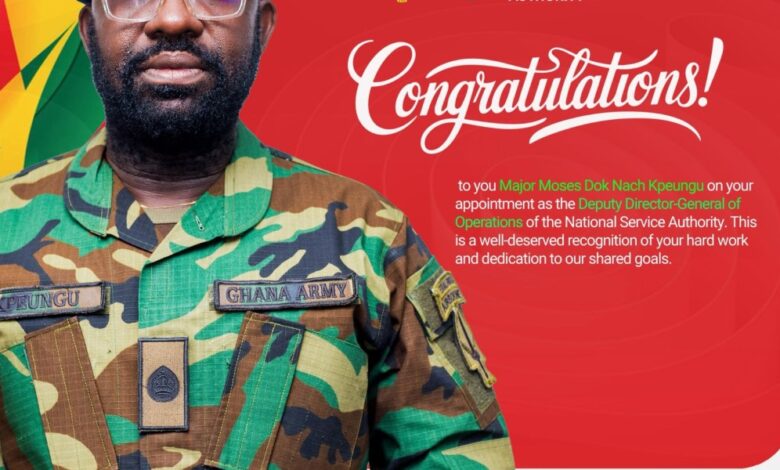 Kpeungu appointed Deputy Director-General of NSA