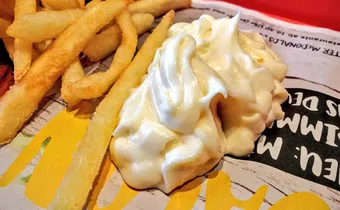 Fries and mayonnaise