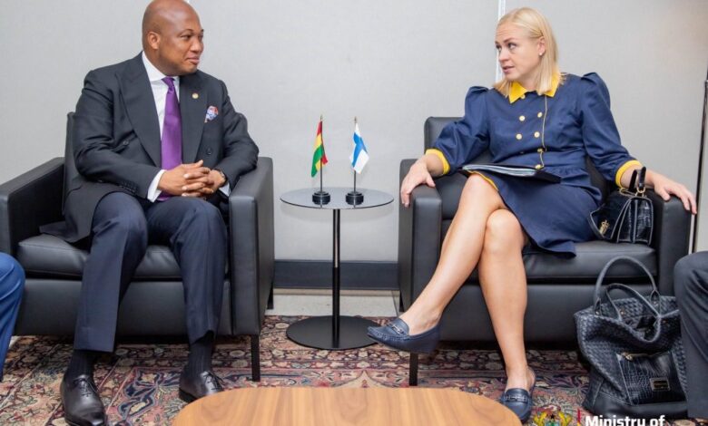 Ablakwa hails ‘fruitful’ meeting with Finnish Foreign Minister
