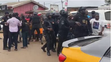 Police pick up suspect for destroying posters in Akwatia