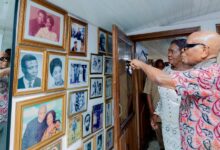 Jane Opoku-Agyemang visits Nkrumah’s photographer Rev. Chris Hesse on Founders’ Day