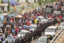 NPP marches to Police Headquarters to petition IGP