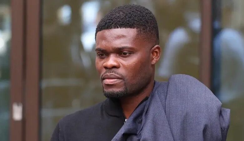 Partey back in court today