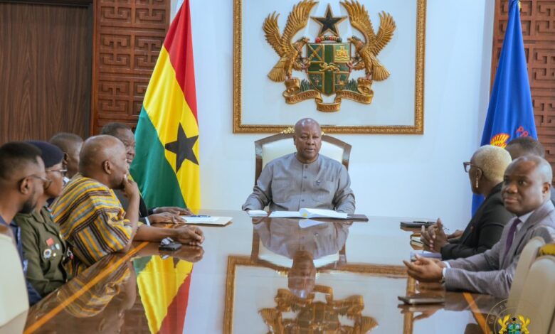 Mahama receives Committee’s first report on petitions against suspended CJ