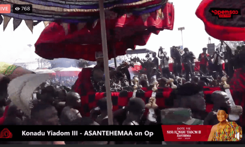 LIVE: Final Funeral Rites of Asantehemaa underway