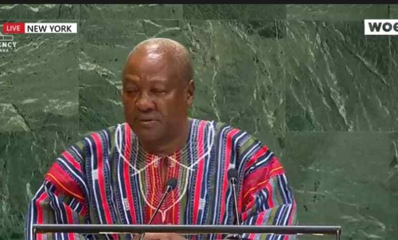 The future is African — President Mahama declares at UN General Assembly