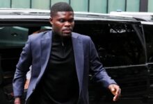 Partey pleads not guilty to rape and sexual assault charges