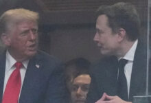 Trump reunites with Elon Musk at Charlie Kirk memorial