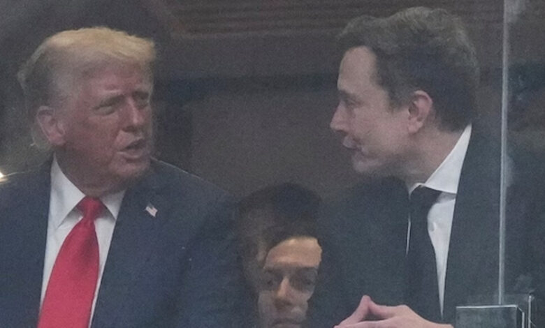 Trump reunites with Elon Musk at Charlie Kirk memorial