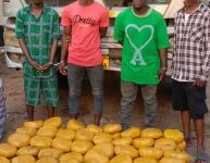 Police seize 315 parcels of suspected Indian hemp hidden in truck tyres in Tema