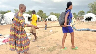 Gbenyiri conflict victims return home after weeks in camp